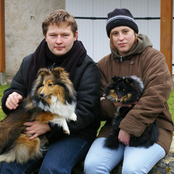 Manveru, Yukari, Lex et Cheyenne - d&eacute;cembre 2006
